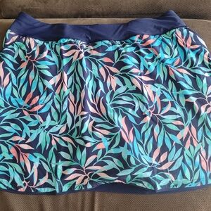Lands End quick dry active board skort swim skirt